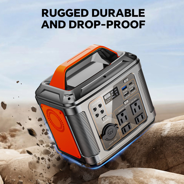 Powerbank 300w Portable Power Station With 60w Solar Panel For Camping Solar Generator 296Wh 80000mAh Lithium Battery photo 3