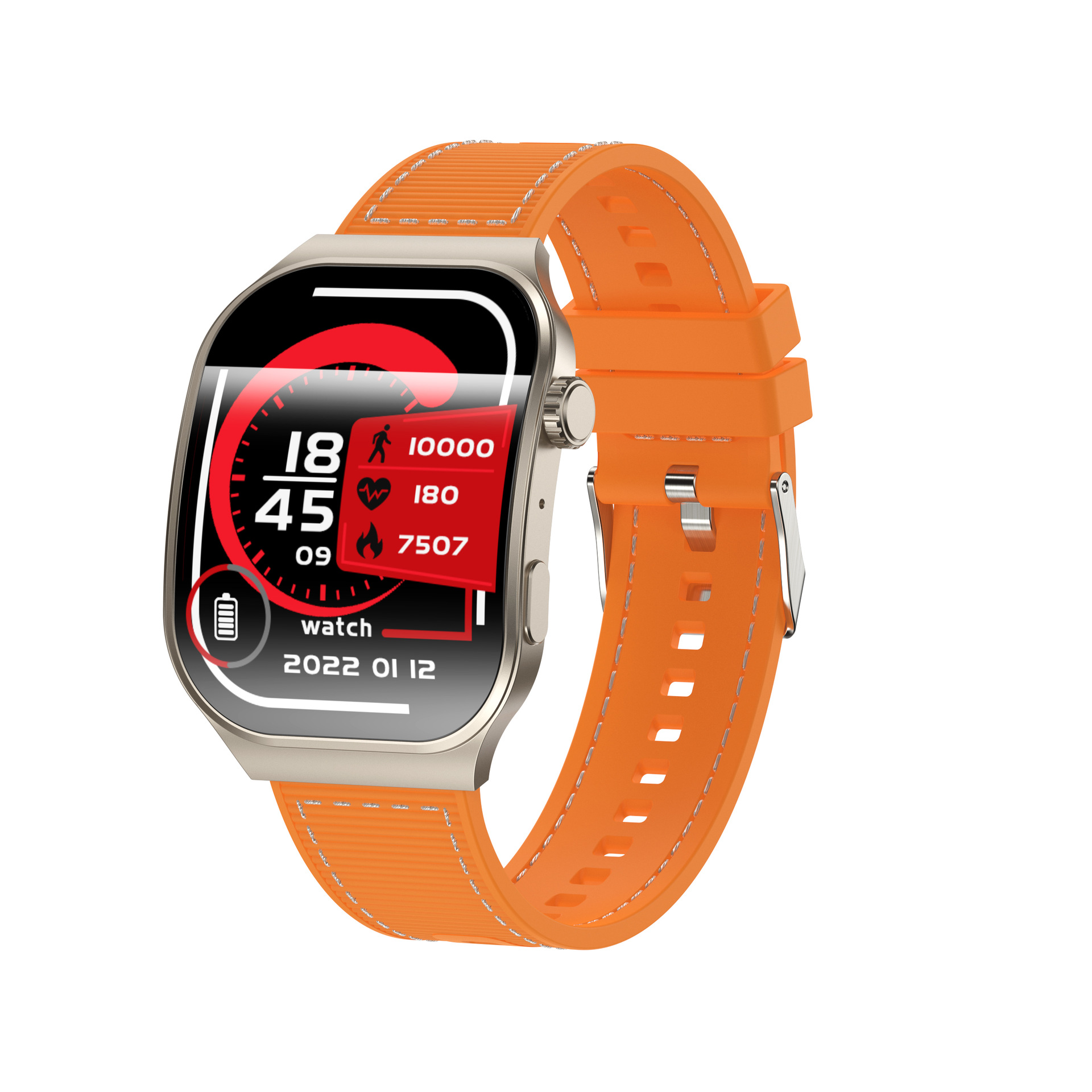 KP-S112 Curved-Screen Smartwatch New Model With Calling Heart Rate Health Monitoring Blood Oxygen Tracking Long Battery Life And Multiple Straps In Stock photo 8