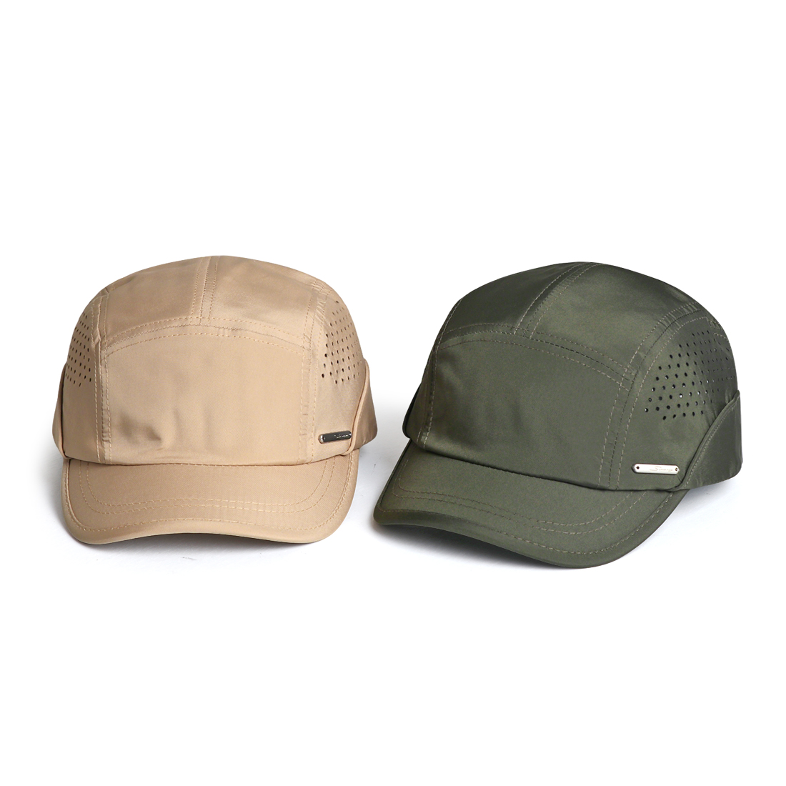 Spring And Summer Lightweight Mesh Breathable Baseball Cap With Side Metal Label, Short Brim, Duckbill Style Hat, Suitable For Outdoor Commuting And Casual Wear photo 4