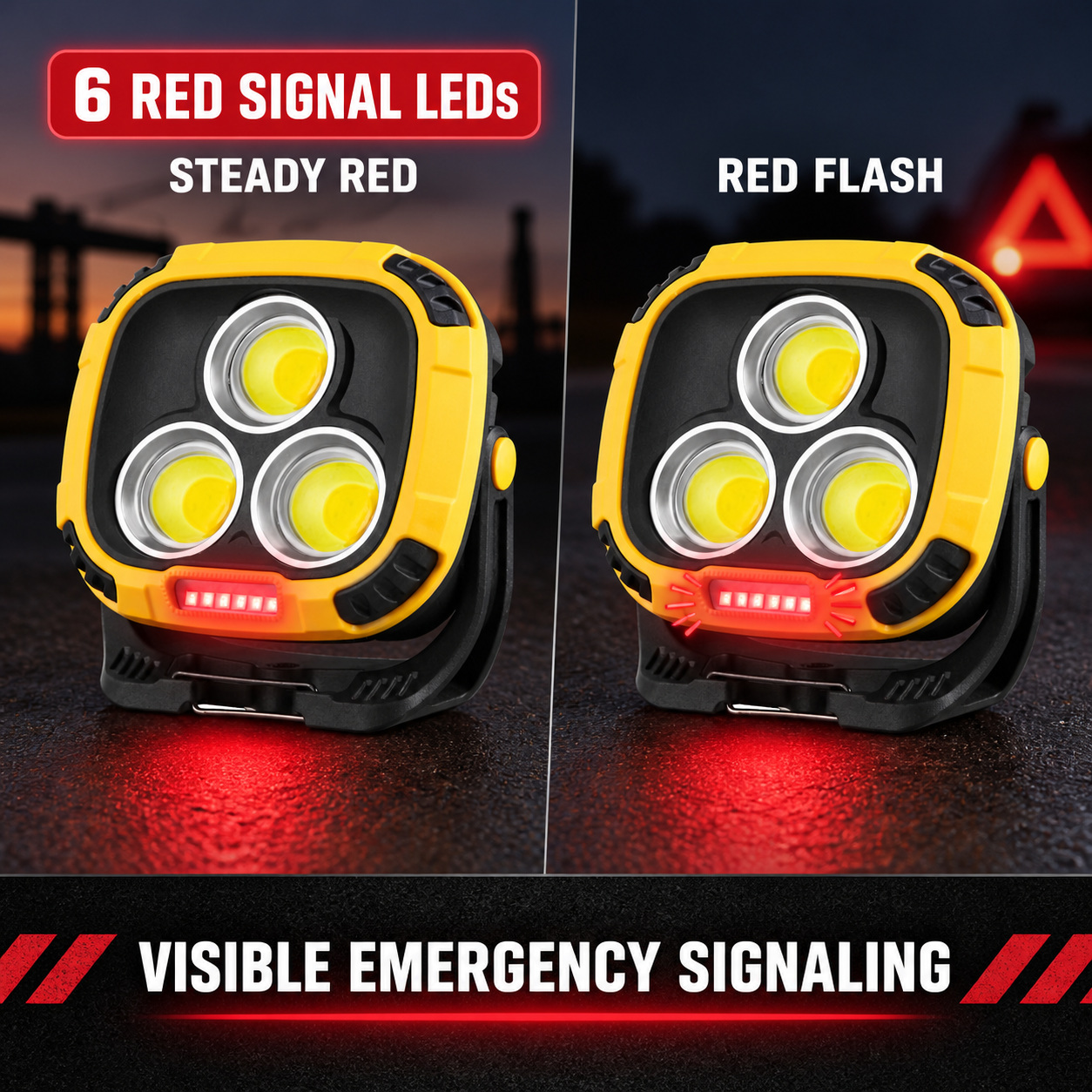 Rechargeable Magnetic Battery Display Type C LED Work Light Base Hanging W891 1 Adjustable Stand photo 5