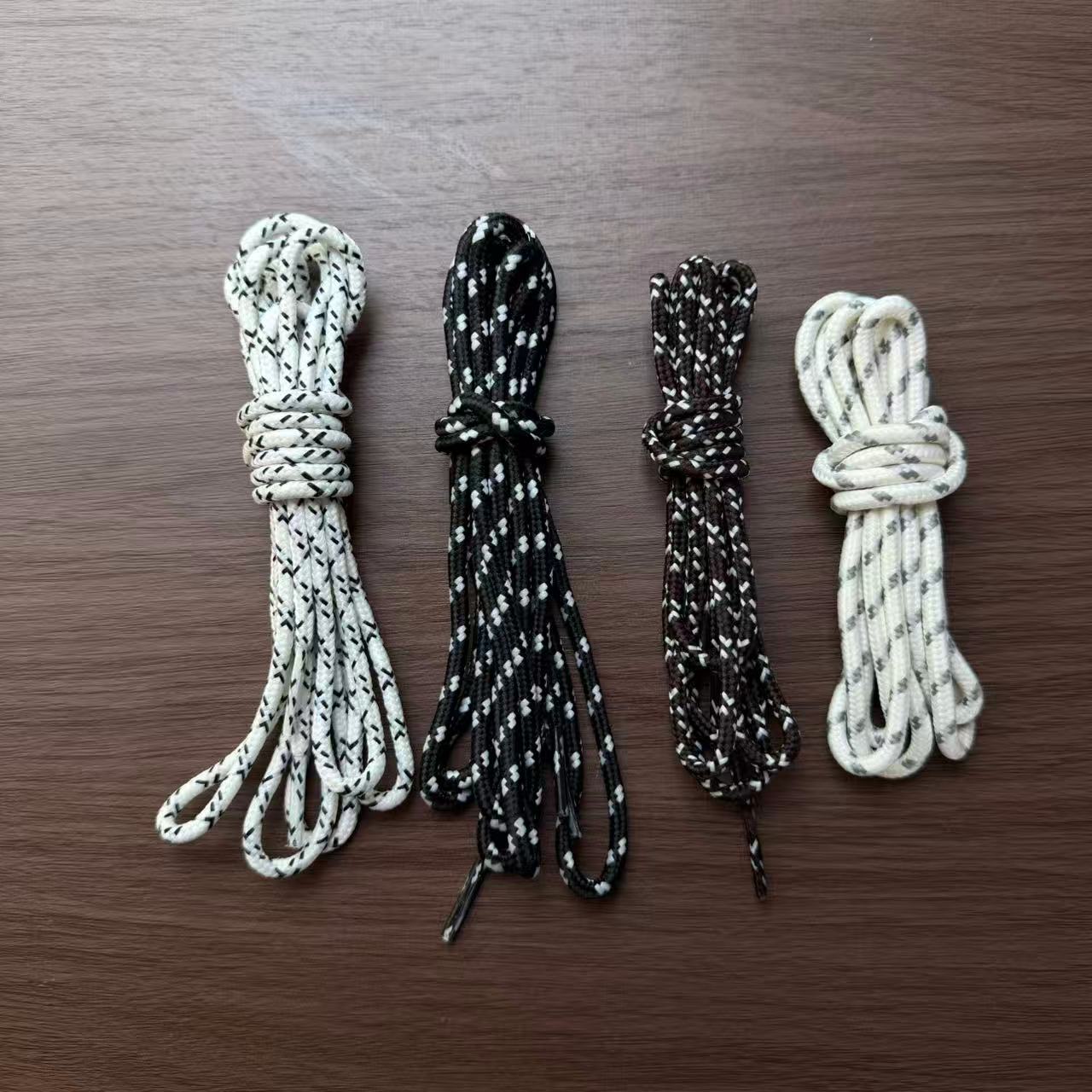 16-Spindle Round Dot-Pattern Braided Shoelaces photo 1