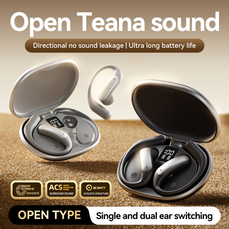 Cross Border Explosion M129 Long Range OWS Private Model High Value Long Wear Painless Wireless Bluetooth Headphones Wholesale photo 2