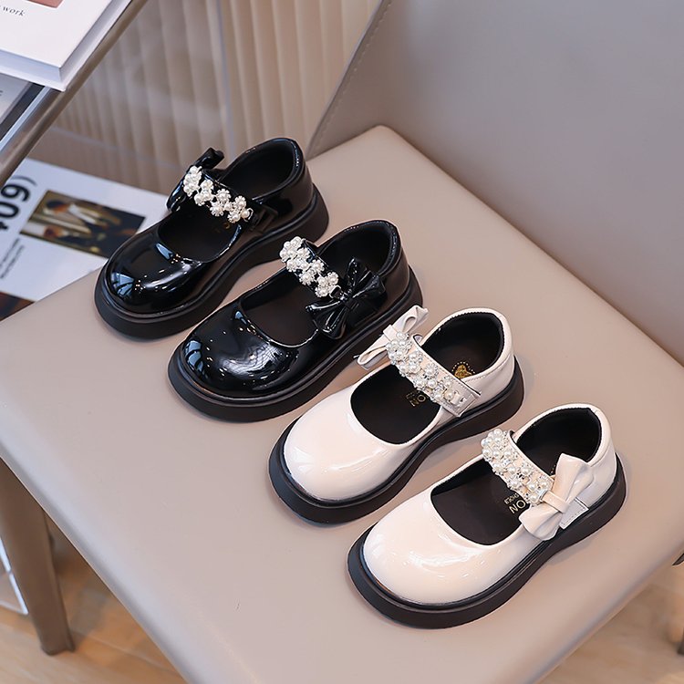 Lightweight New Design Children's Girls' Leather Shoes Summer Thins Dressy Sparkle Princess Shoes photo 1