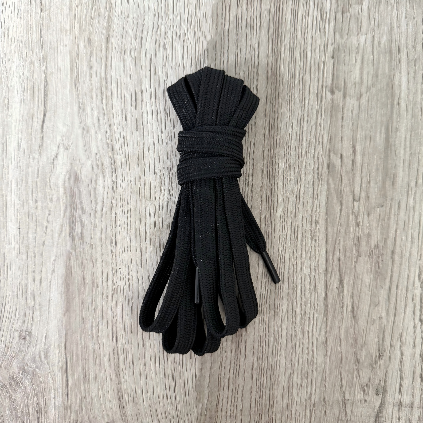 Flat Solid-Color Nylon Ribbon Shoelaces photo 7