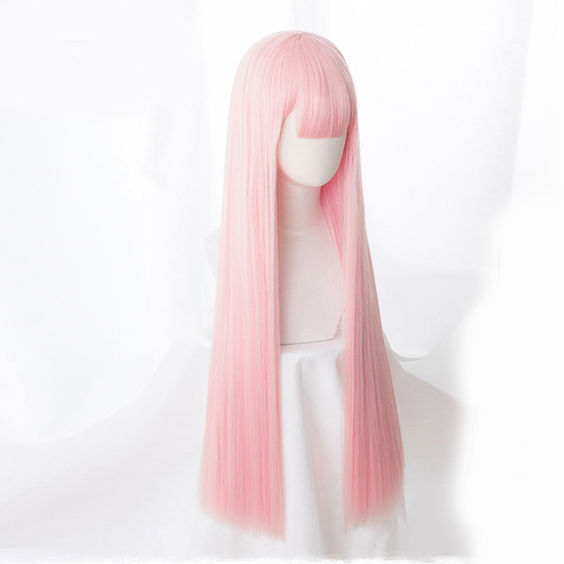 Women's Solid Color Simple Cosplay Wig photo 2