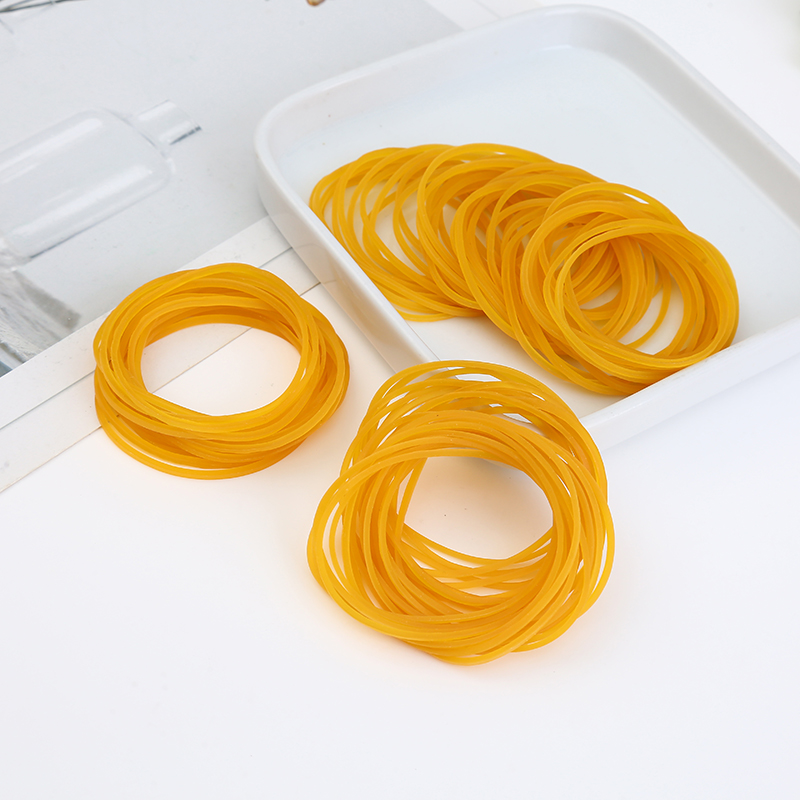 Wanlin Yellow Natural Rubber Bands 500g-pack photo 2