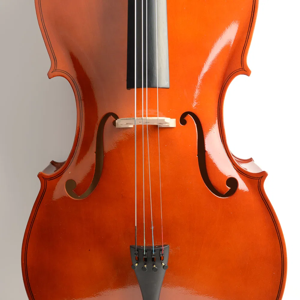 4/4 Retro Style Cello Case Bow Rosin photo 8
