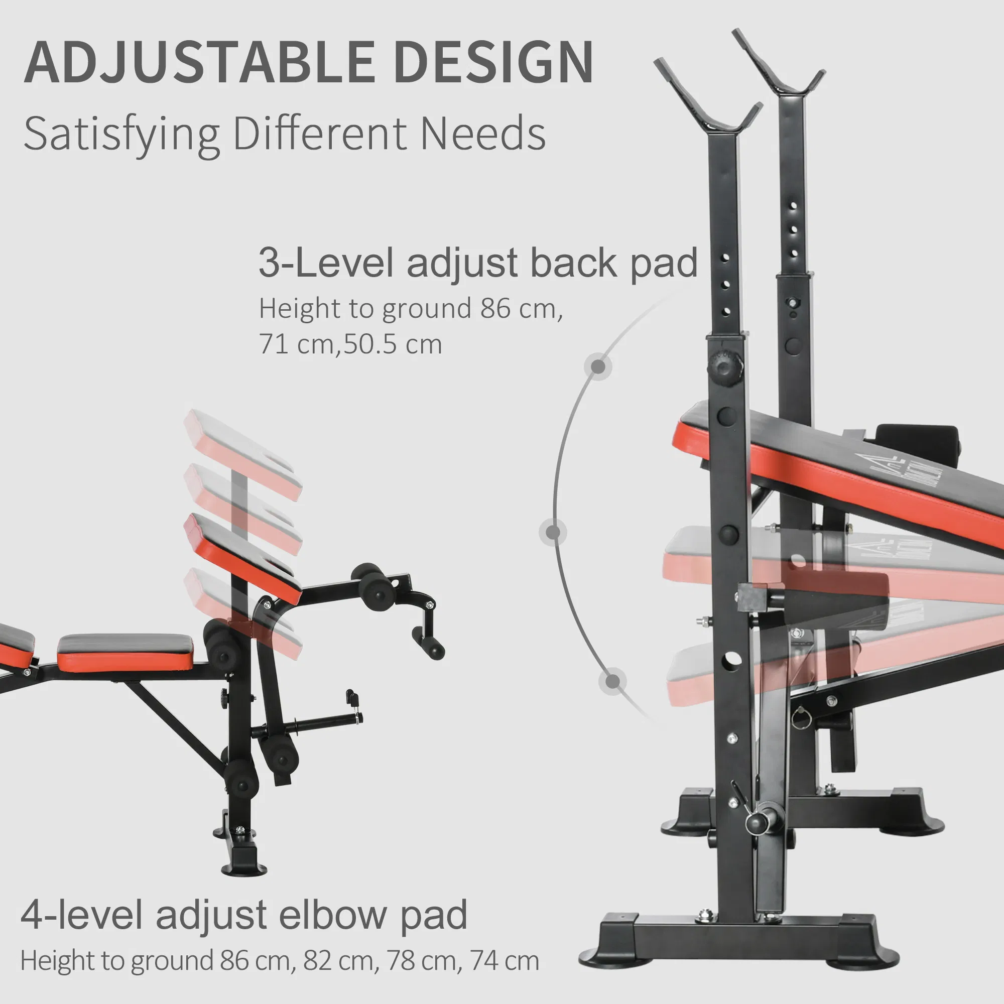 Adjustable Weight Bench for Weight Lifting and Strength Training photo 4