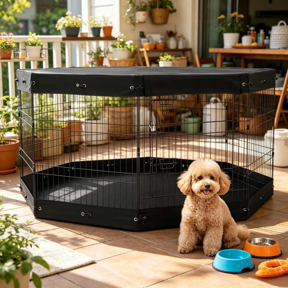Dog House with Space-Saving for Outdoor photo 5