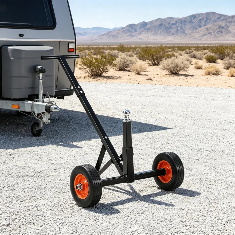 600 lbs Trailer Dolly, with 1-7/8 in Hitch Ball & 10 in Solid Tires for RV & Boat photo 7