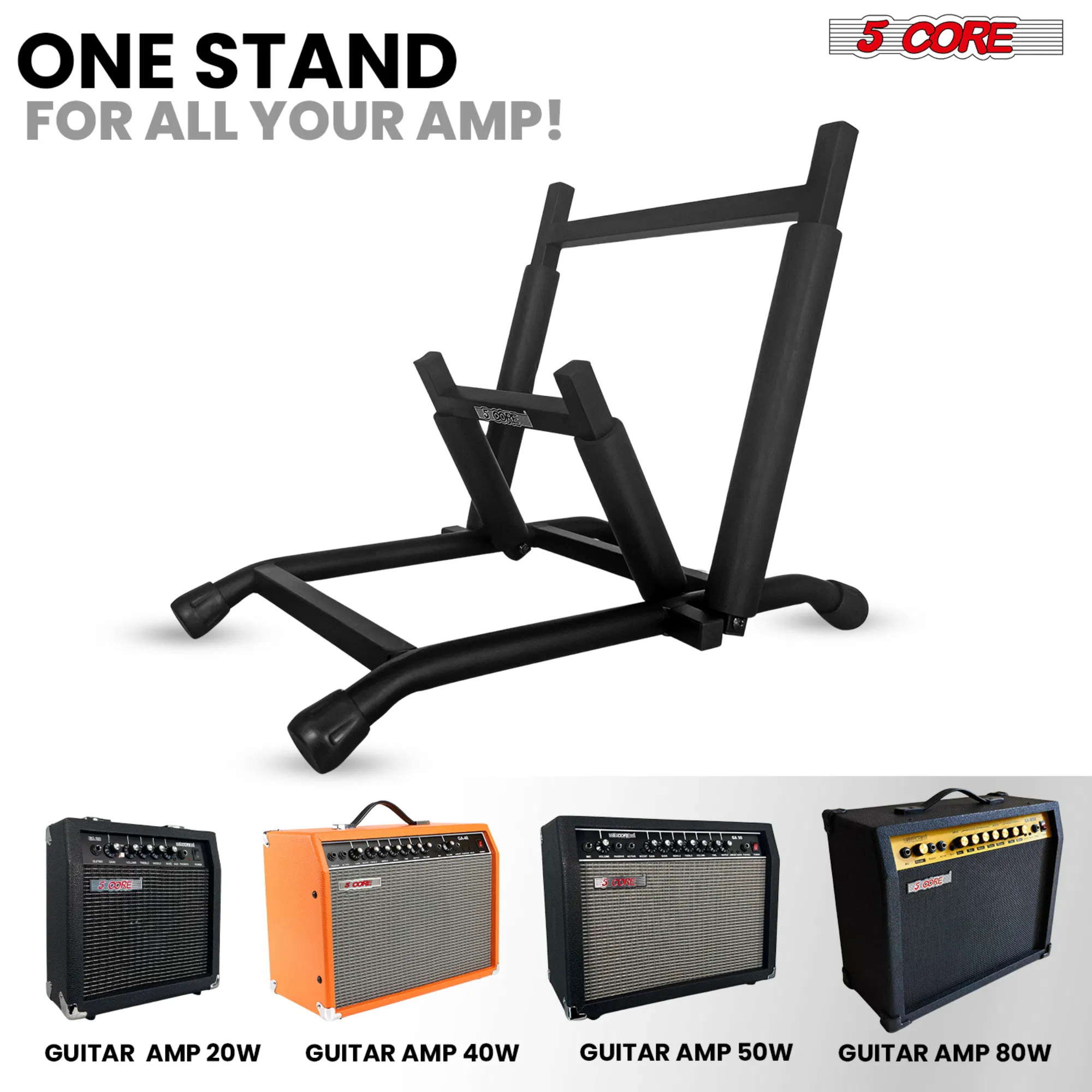 5Core Guitar Amp Stand Heavy Duty Foam Cover Arm/Standard Adjustable Low Profile photo 7