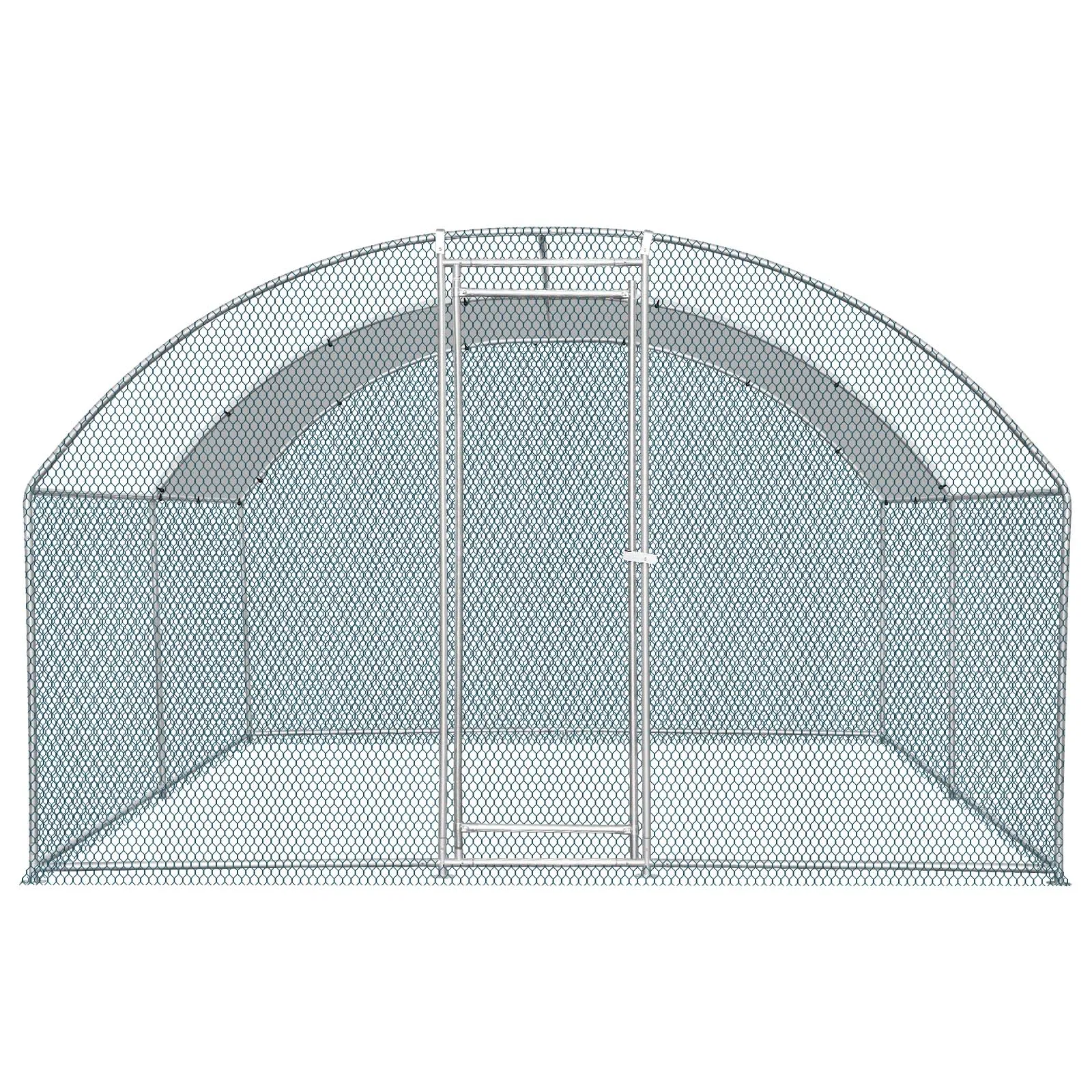 13 x 10 ft Large Metal Chicken Coop, Walk-in Poultry Cage Chicken Hen Run House with Waterproof Cover, Rabbits Cats Dogs Farm Pen for Outdoor Backyard Farm Garden photo 1