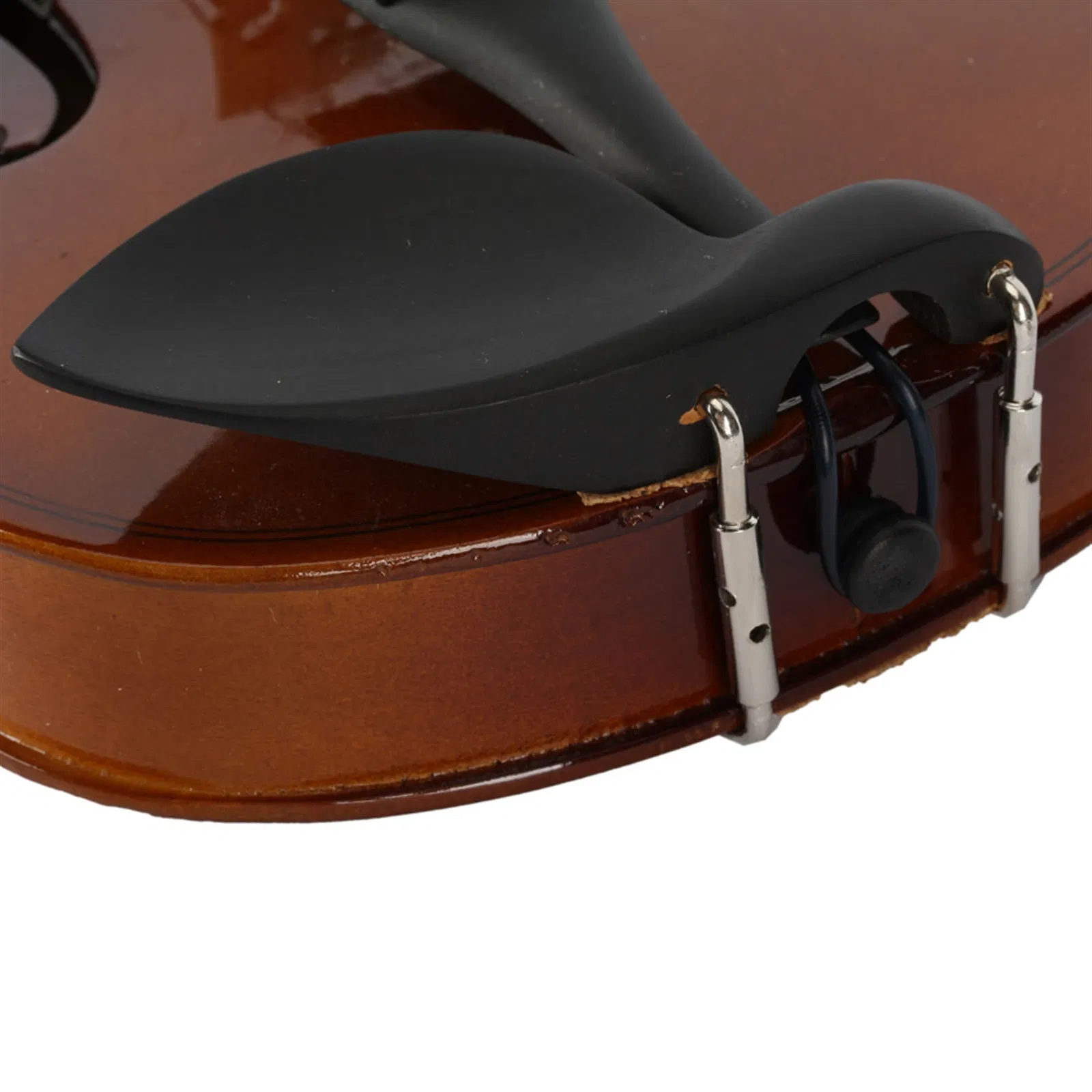New 1/4 Acoustic Violin Case Bow Rosin Natural photo 6