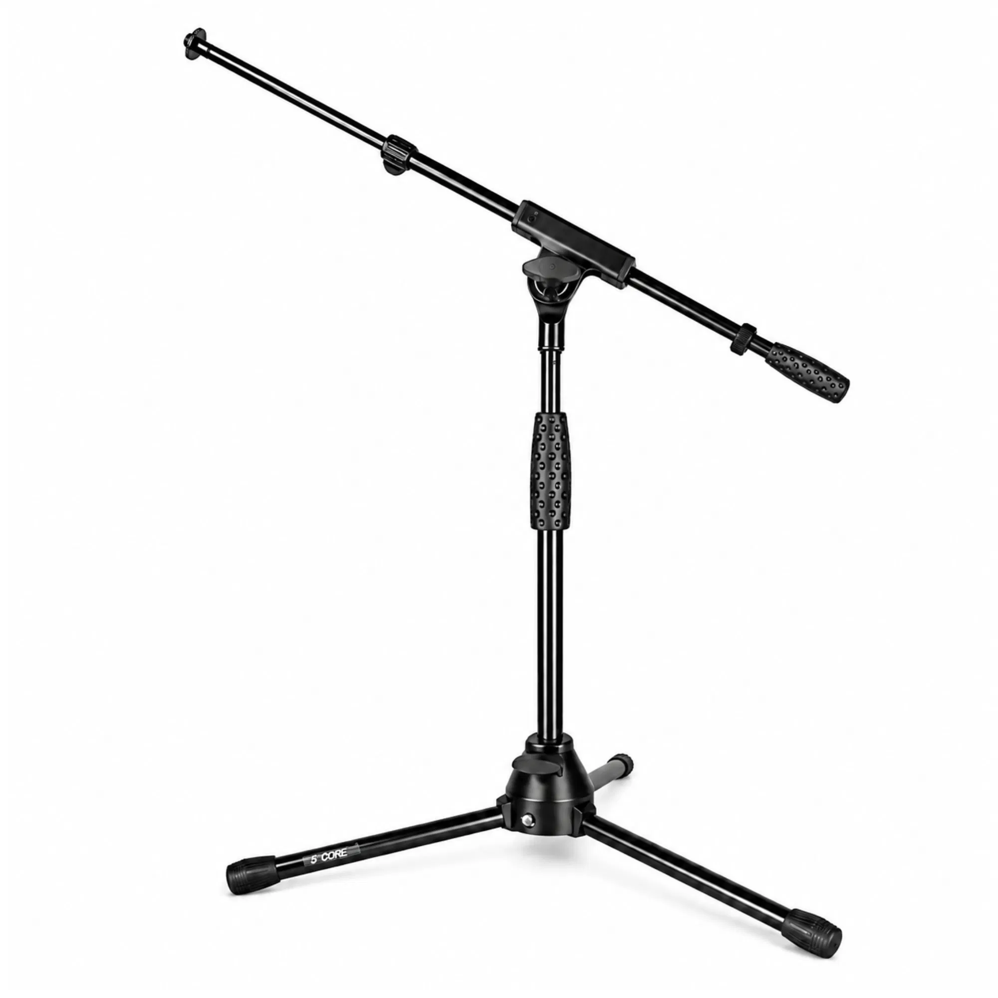 5 Core Mic Stand Floor Adjustable Short Tripod Microphone Stands w Telescoping Boom Arm photo 1