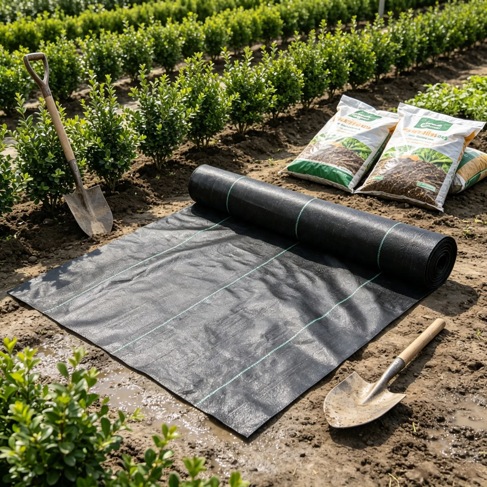 13FT x 108FT Heavy Duty Weed Barrier Fabric photo 1