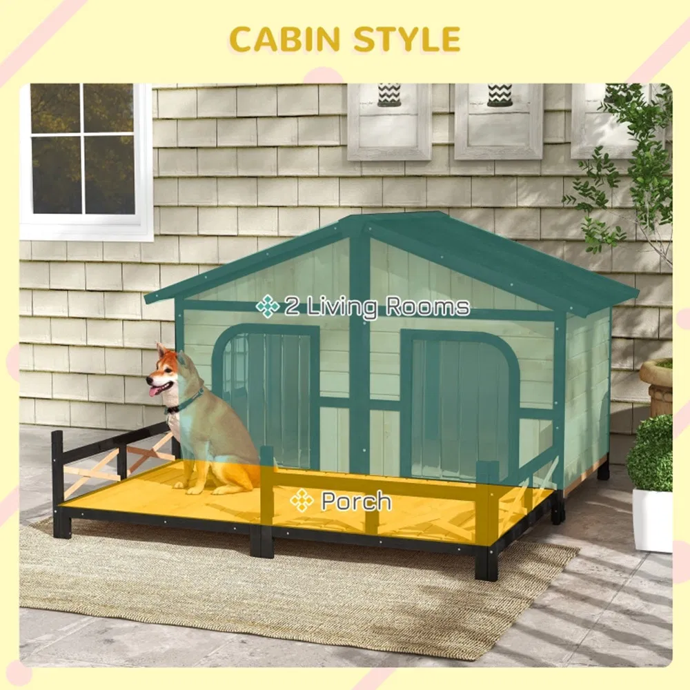 Dog House- Natural Wood photo 3