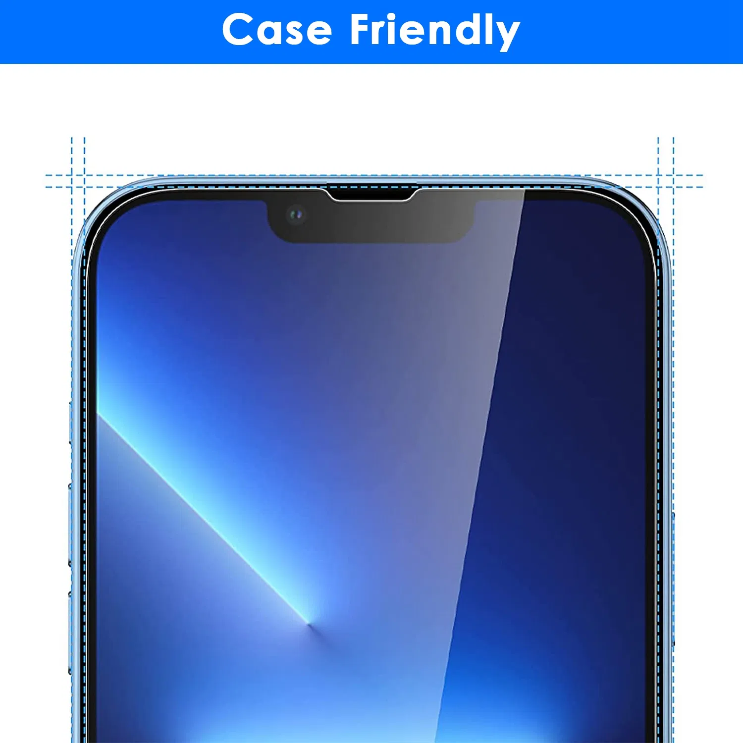 2Pcs HD Clear Screen Protectors Tempered Glass Film Full Coverage Screen Protector photo 5
