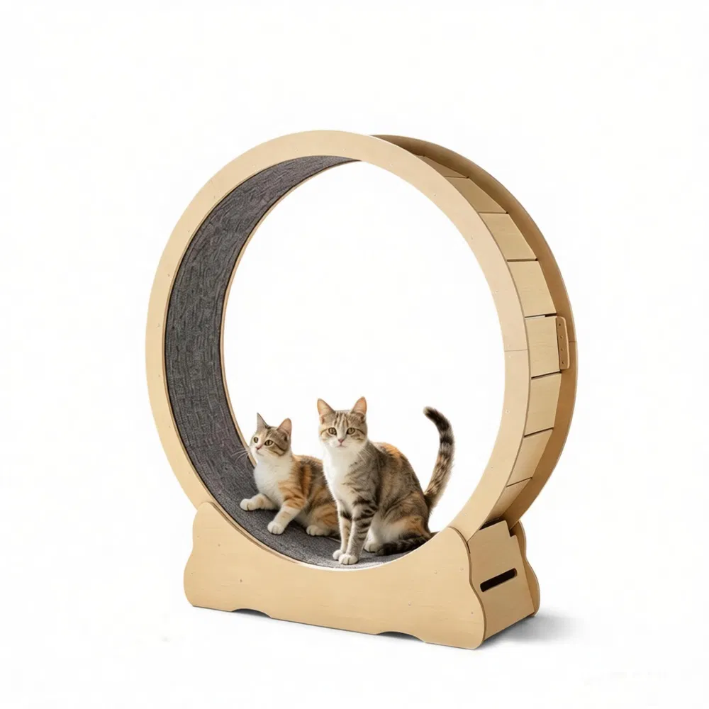 Wooden Cat Exercise Wheel photo 5