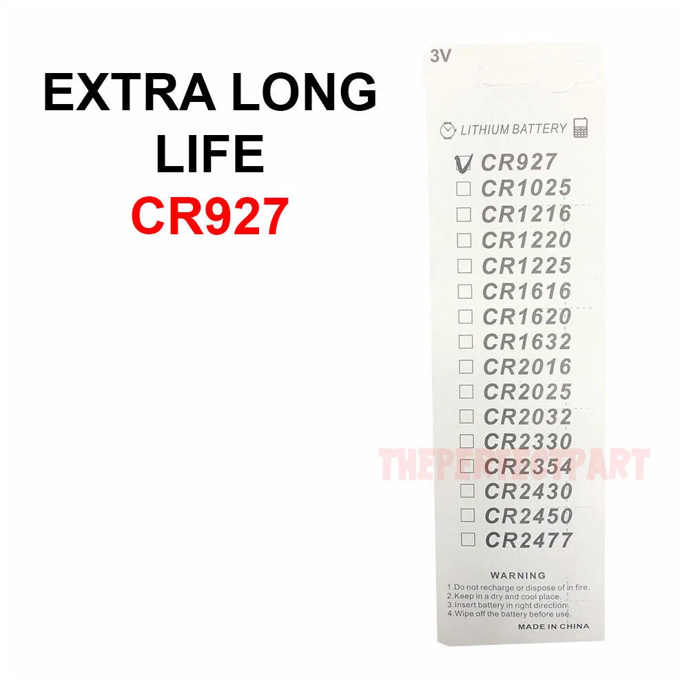 5 PCS CR927 DL927 BR927 LM927 KCR927 927 Lithium Battery 3V Button Cell Watch US photo 2