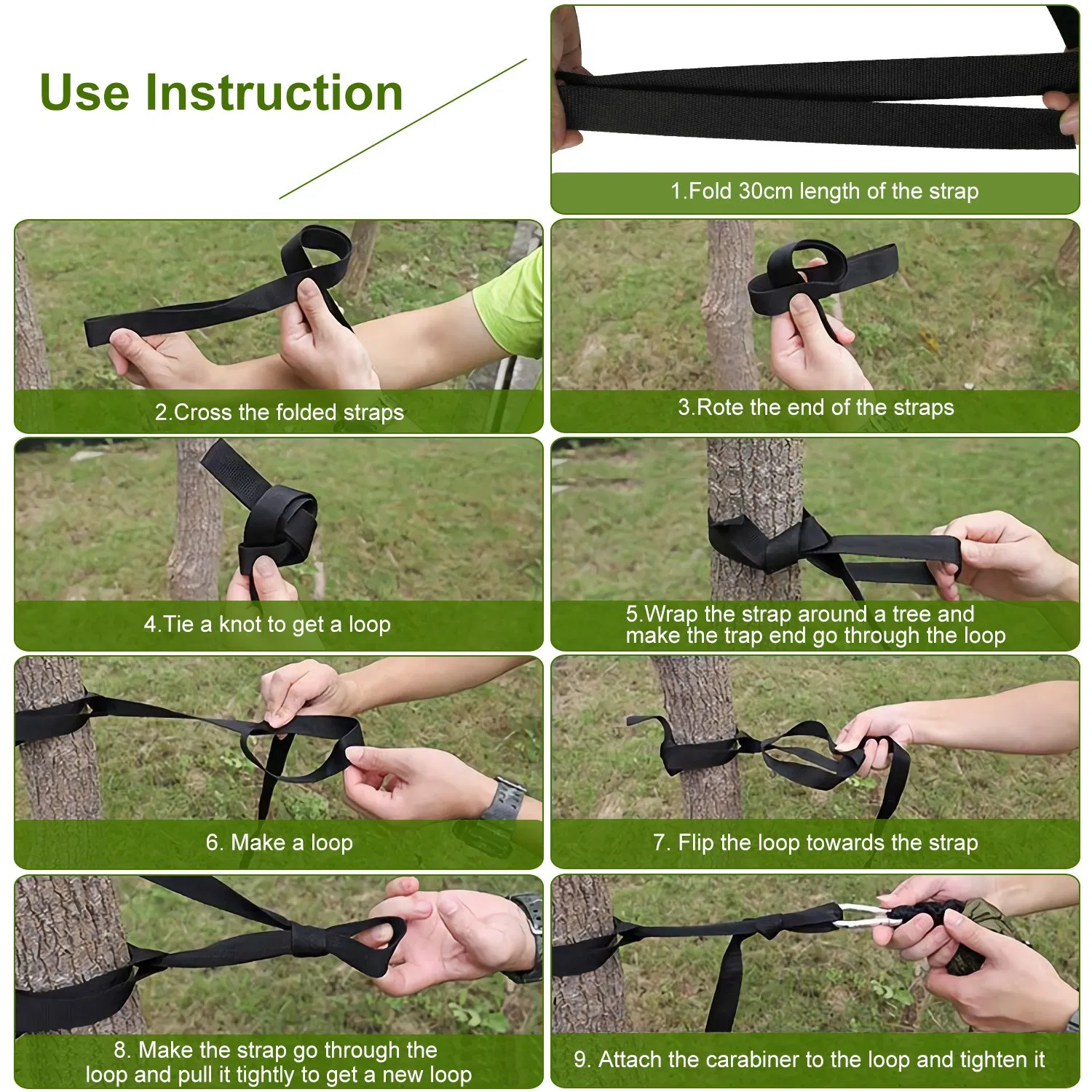600lbs Load 2 Persons Hammock w/Mosquito Net Outdoor Hiking Camping Hommock Portable Nylon Swing Hanging Bed w/ Strap Hook Carry Bag photo 4