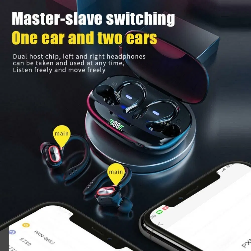Bluetooth Headset 5.1 True Wireless Earphones Earbuds Headphones HiFi Sport TWS photo 2