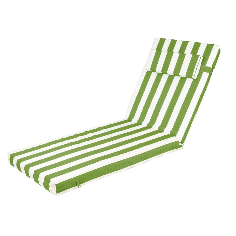Outdoor Chaise Lounge Cushion, 80 in. x 26 in. x 3 in. Waterproof Fade-Resistant Patio Chair Pad for Pool Beach photo 7