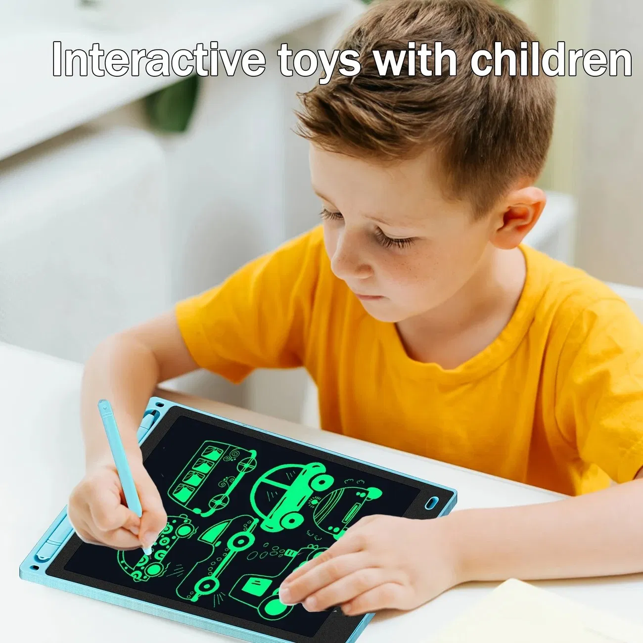 8.5 inch color LCD graffiti board, LCD handwriting board, children's art board that can be erased, electronic drawing board, reusable and erasable writing surface, perfect gift for children photo 8
