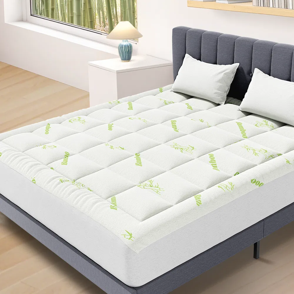 Mattress Protector, Thickened Mattress Pad with Bamboo Fiber Viscose Filling photo 8