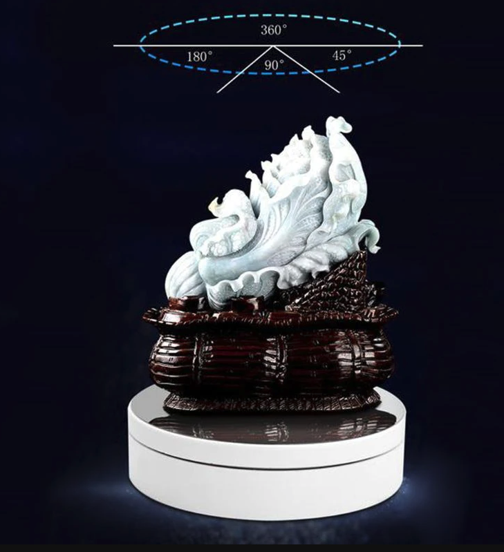 360° Electric Motorized Rotating Display Stand Jewelry Photography Show Holder photo 7