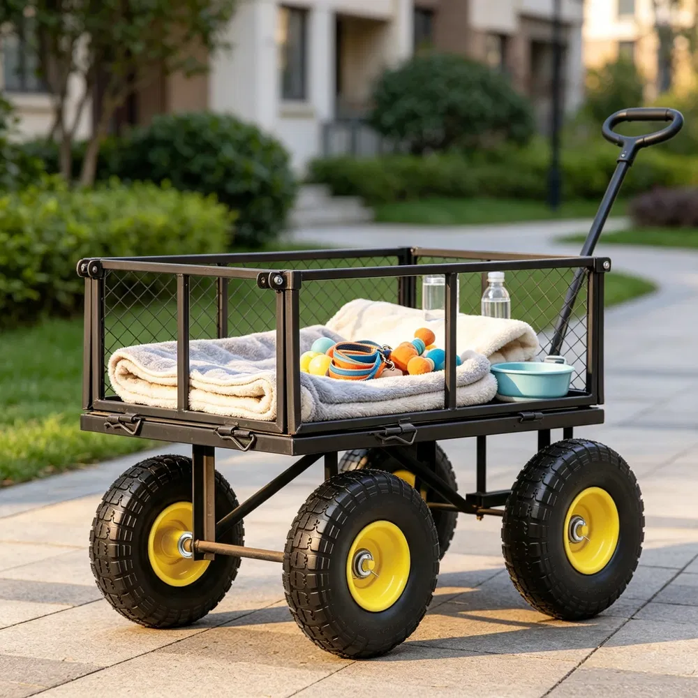 10" Run-Flat Tire & Wheel 2-Pack, 400 lbs Dynamic Load, 450 lbs Static Load, Flat Free Tubeless Replacement for Hand Truck, Utility Cart, Dolly & Garden Trailer photo 7