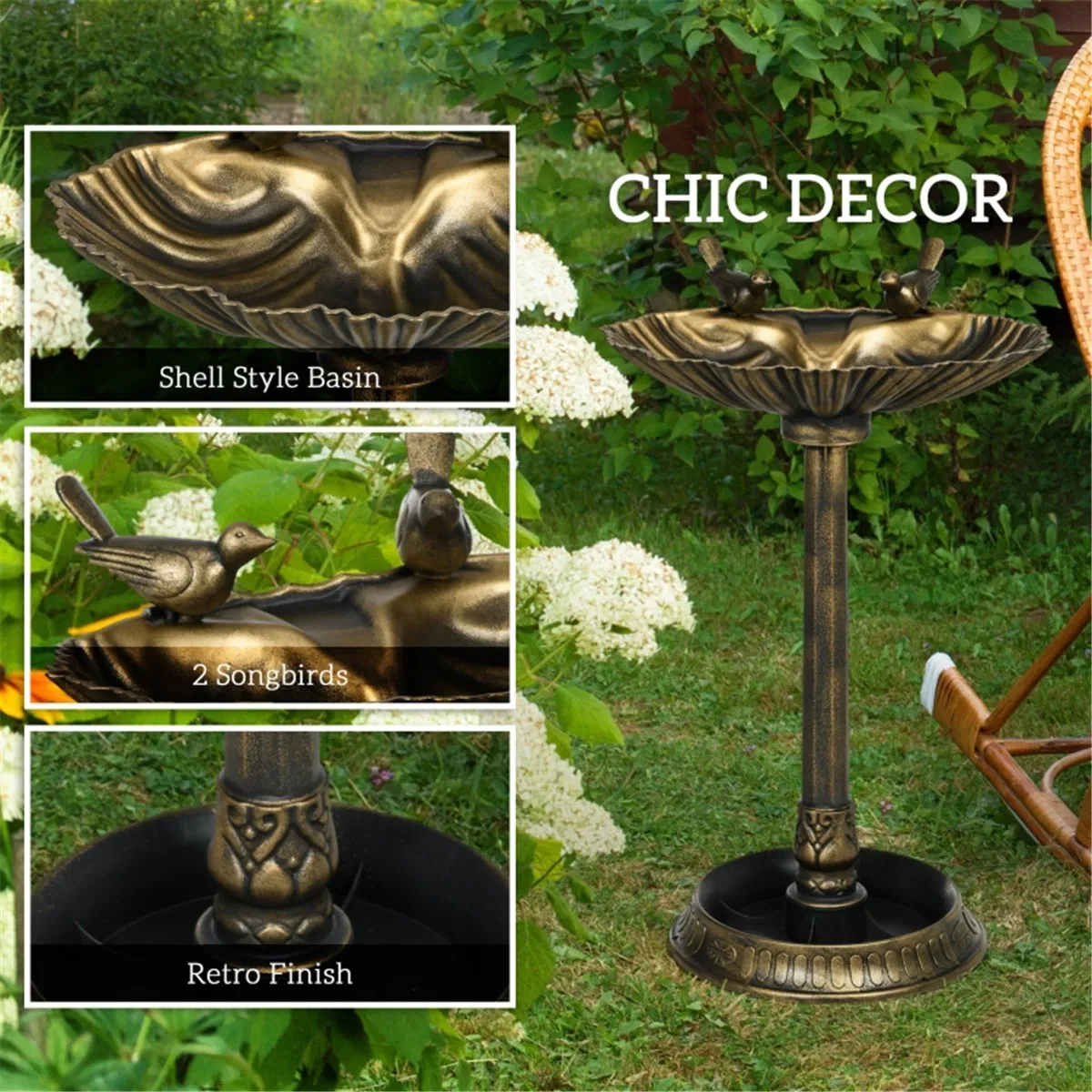 Bird Bath /Bird Feeder Bowl ( Amazon Shipping)(Prohibited by WalMart) photo 2
