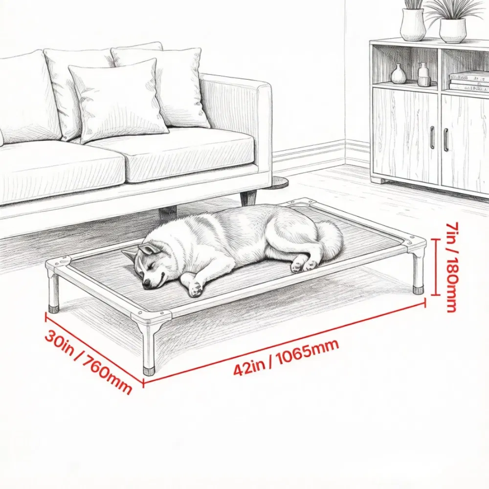 Elevated Dog Bed for Bedroom photo 2