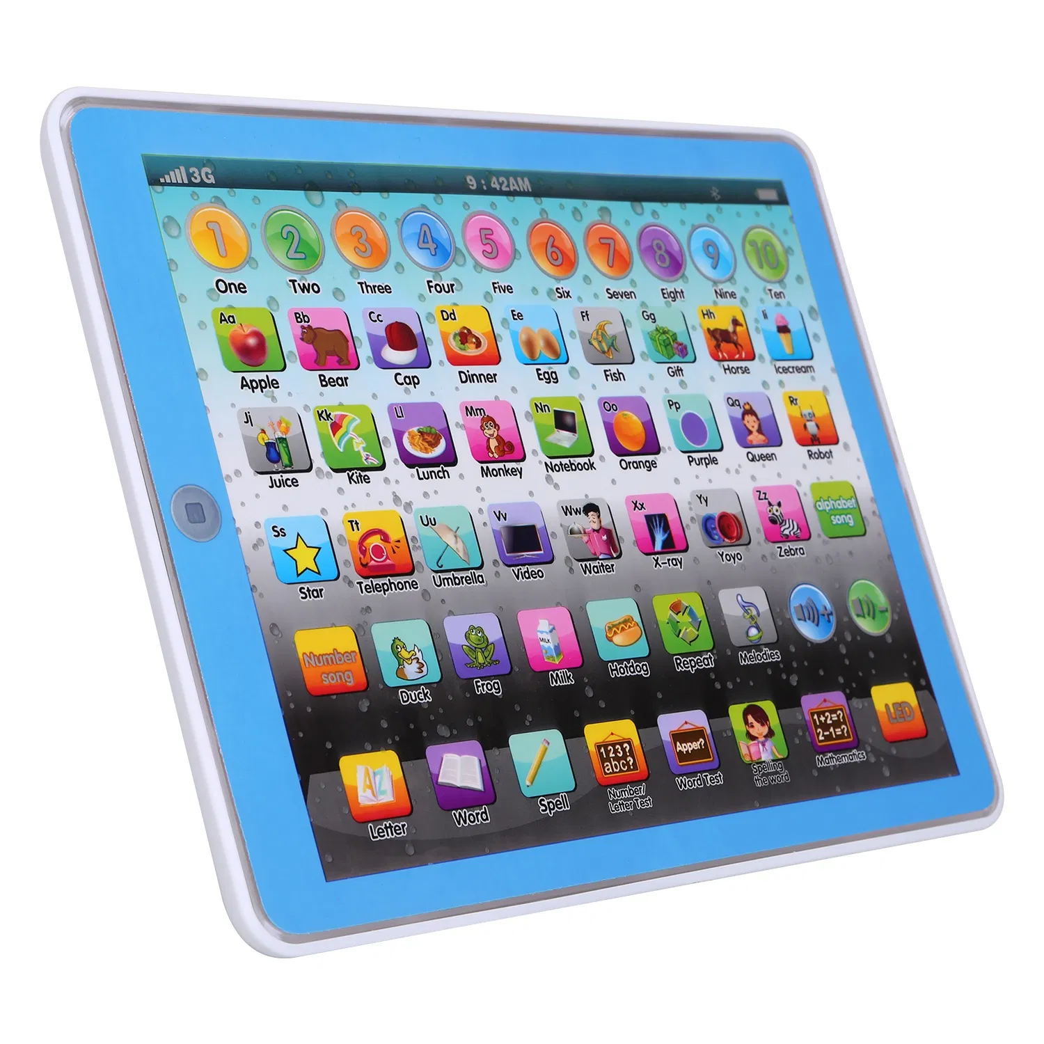 Kid Baby Toddler Tablet Toy Educational Learning Study Tablet Pad Gift for Aged 2 3 4 5 6 7 Girls Boys photo 6