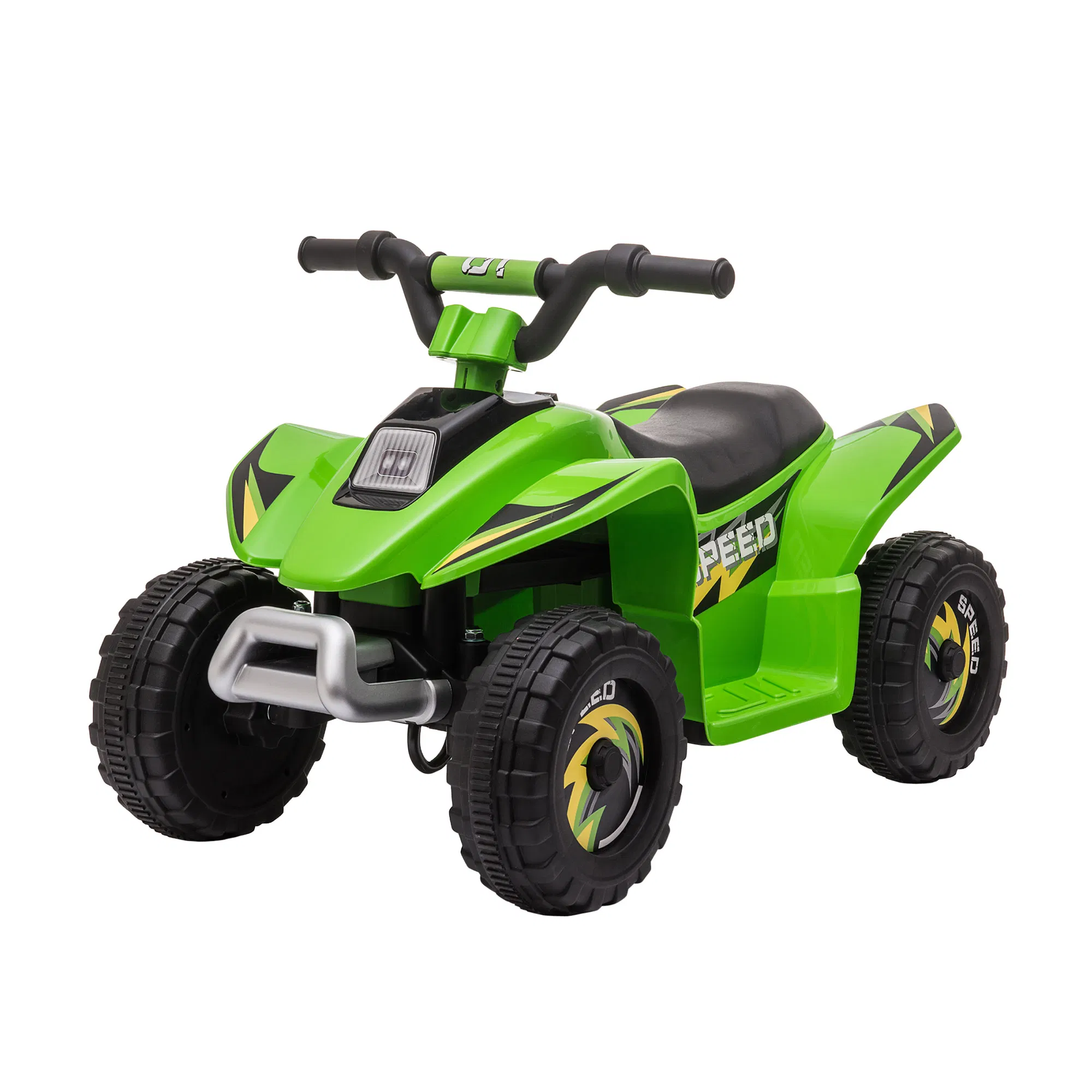 Kids Ride on ATV, 6V Battery Powered Quad Car with Forward, Reverse Switch, for Boys Girls 18-36 Months, Green photo 1