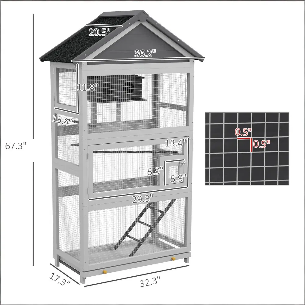 Bird Cage Starter Kit with Detachable Rolling Stand photo 7