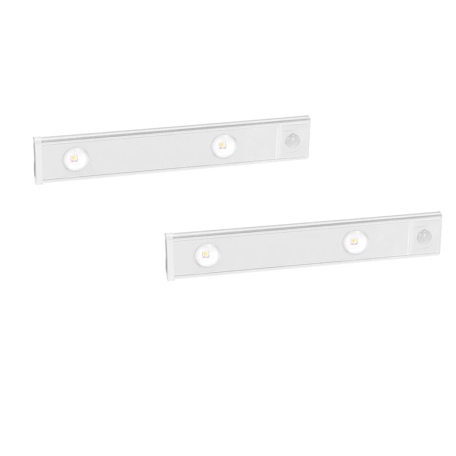 2Pack Rechargeable Cabinet Light Motion Sensor Light Cordless LED Closet Lamp 3 Colors Dimmable Light for Kitchen Cabinet photo 4