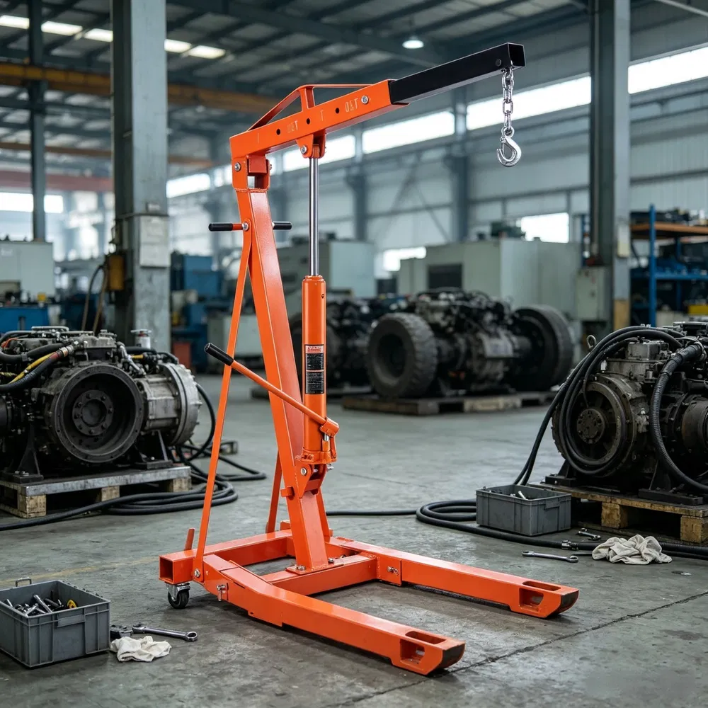 3-Ton Hydraulic Long Ram Jack, Engine Hoist Cylinder with Clevis Base for Garage & Shop Cranes photo 7