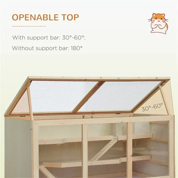 Wooden Hamster Cage photo 2