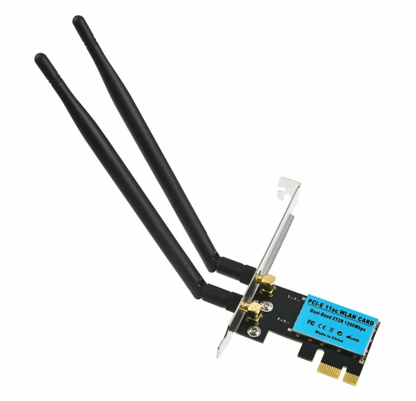 WiFi 1200Mbps Desktop PCIe Adapter 2.4G/5G Dual Band AX210 802.11AX PCI-E Card photo 5