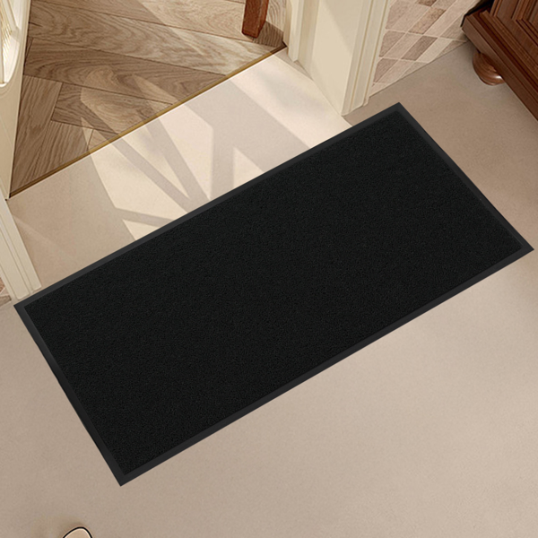 1PC Black PVC Composite Commercial Entrance Mat, 90x150x1.2cm, Extra-Long & Thick Heavy-Duty Floor Protection photo 4