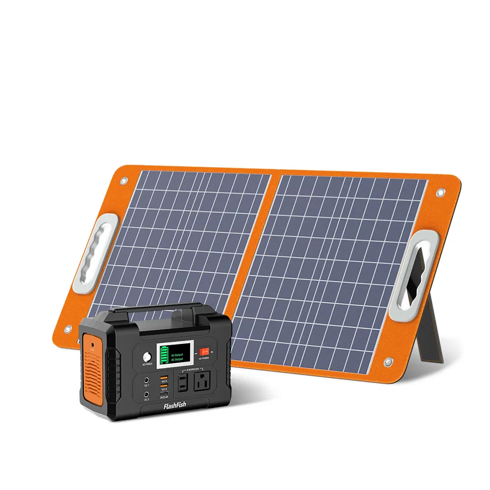 200W Portable Power Station, FlashFish 40800mAh Solar Generator with 110V AC Outlet/2 DC Ports/3 USB Ports, USB-C/QC3.0 for Phones, Tablets On Camping Van RV Road Trip photo 2