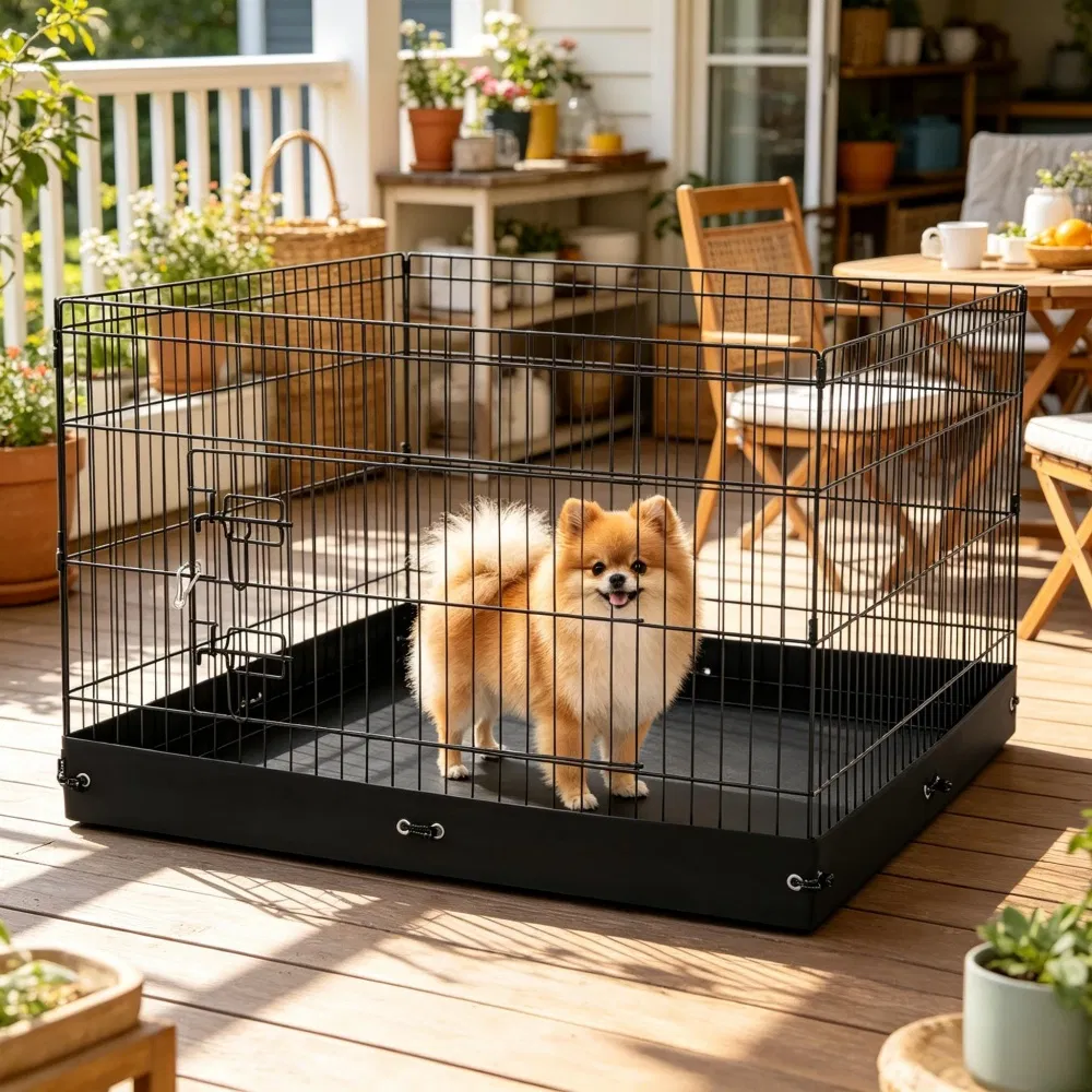 Dog House with Space-Saving for Outdoor photo 7