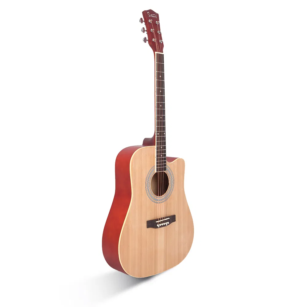 [Do Not Sell on Amazon] GT502 41-Inch Notch Spruce Panel Matte Edging Folk Guitar Bag Shield Wrench Burlywood photo 2