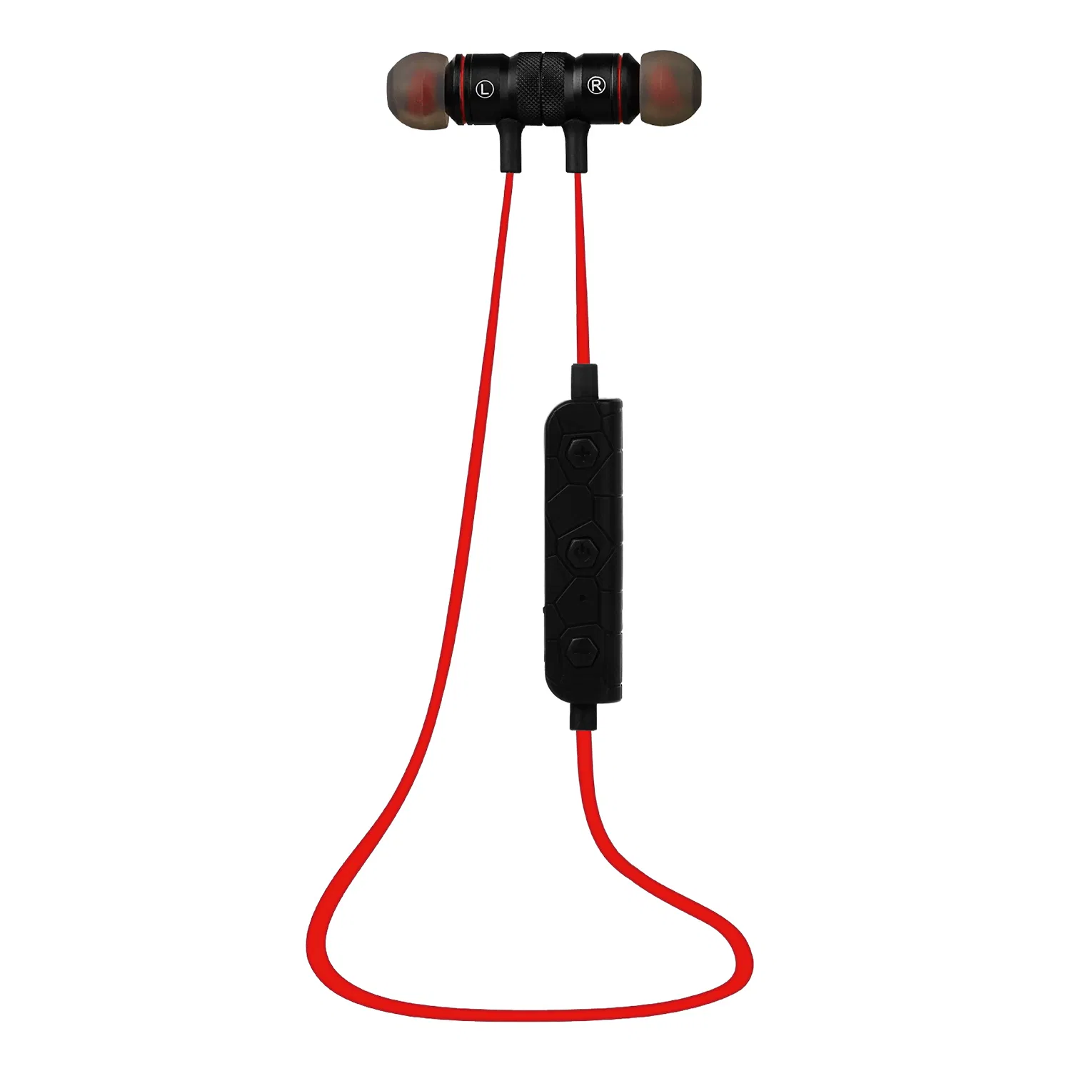 Wireless Headsets In-Ear Neckband Headphones Sweat-proof Sport Earbuds w/ Call Alert Number Broadcast photo 1