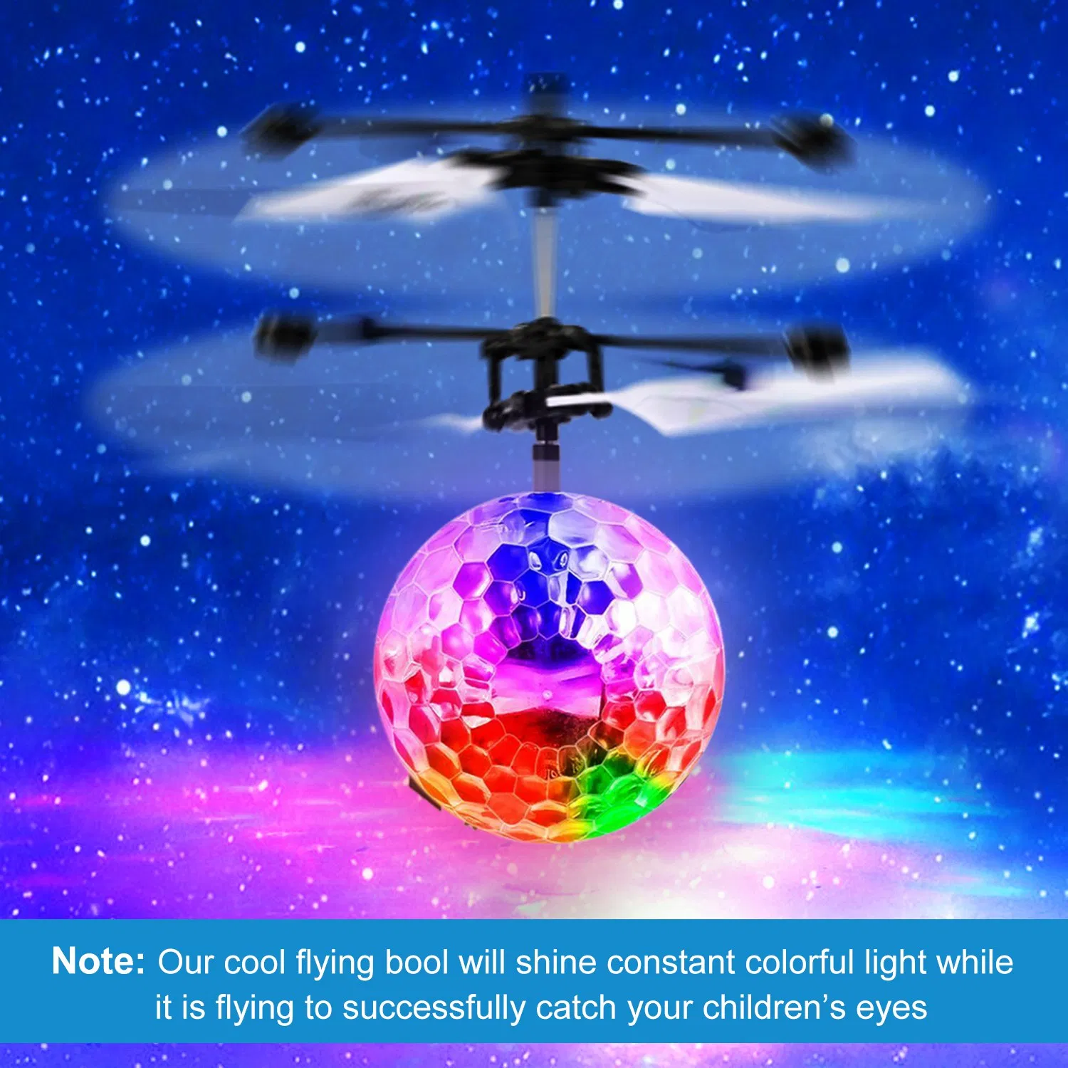 RC Flying Balls Electric Infrared Induction Drone Helicopter Ball LED Light Kids Flying Toy photo 3