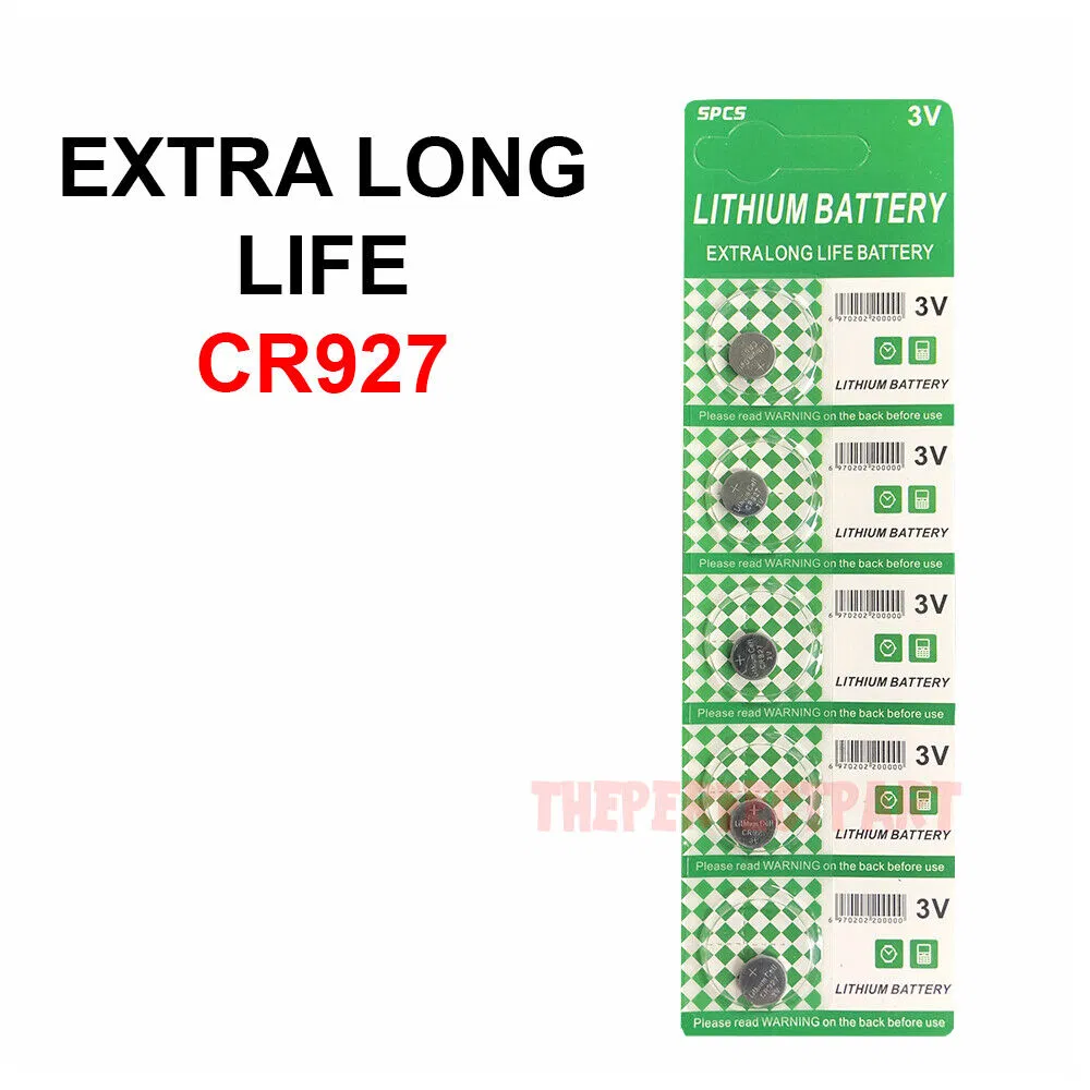 5 PCS CR927 DL927 BR927 LM927 KCR927 927 Lithium Battery 3V Button Cell Watch US photo 3