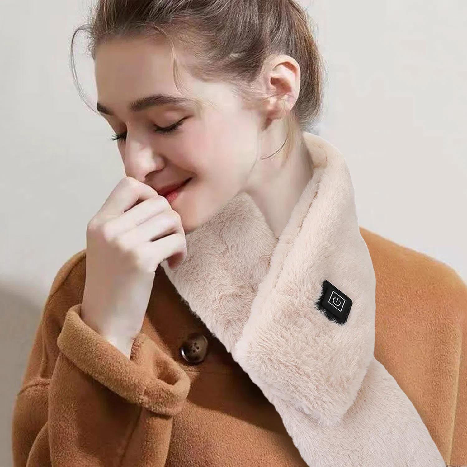 Electric Heated Scarf USB Heating Neck Wrap Unisex Winter Heated Neck Shawl photo 6