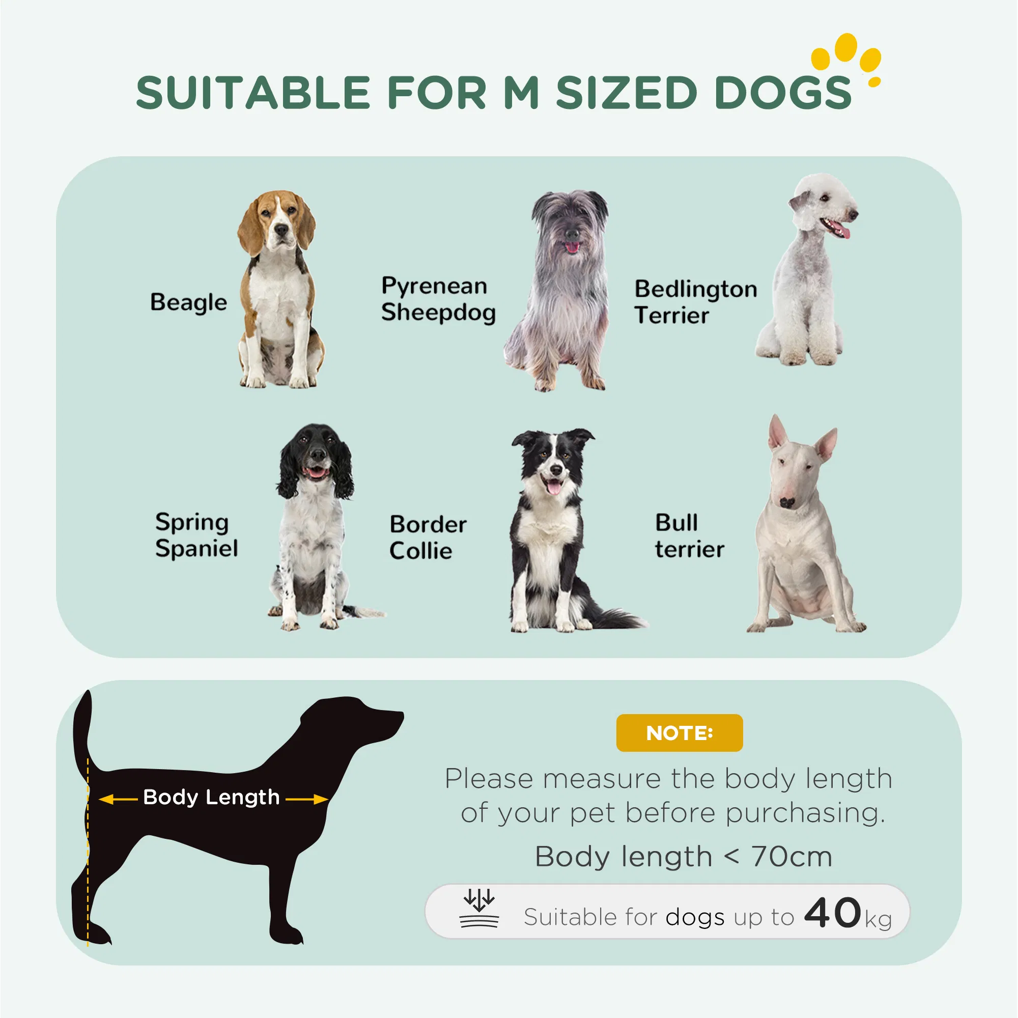 41" Dog Crate with 2 Doors, Folding Metal Dog Cage with Soft Cushion, Removable Tray, Handle, for Small Dogs, Black photo 5