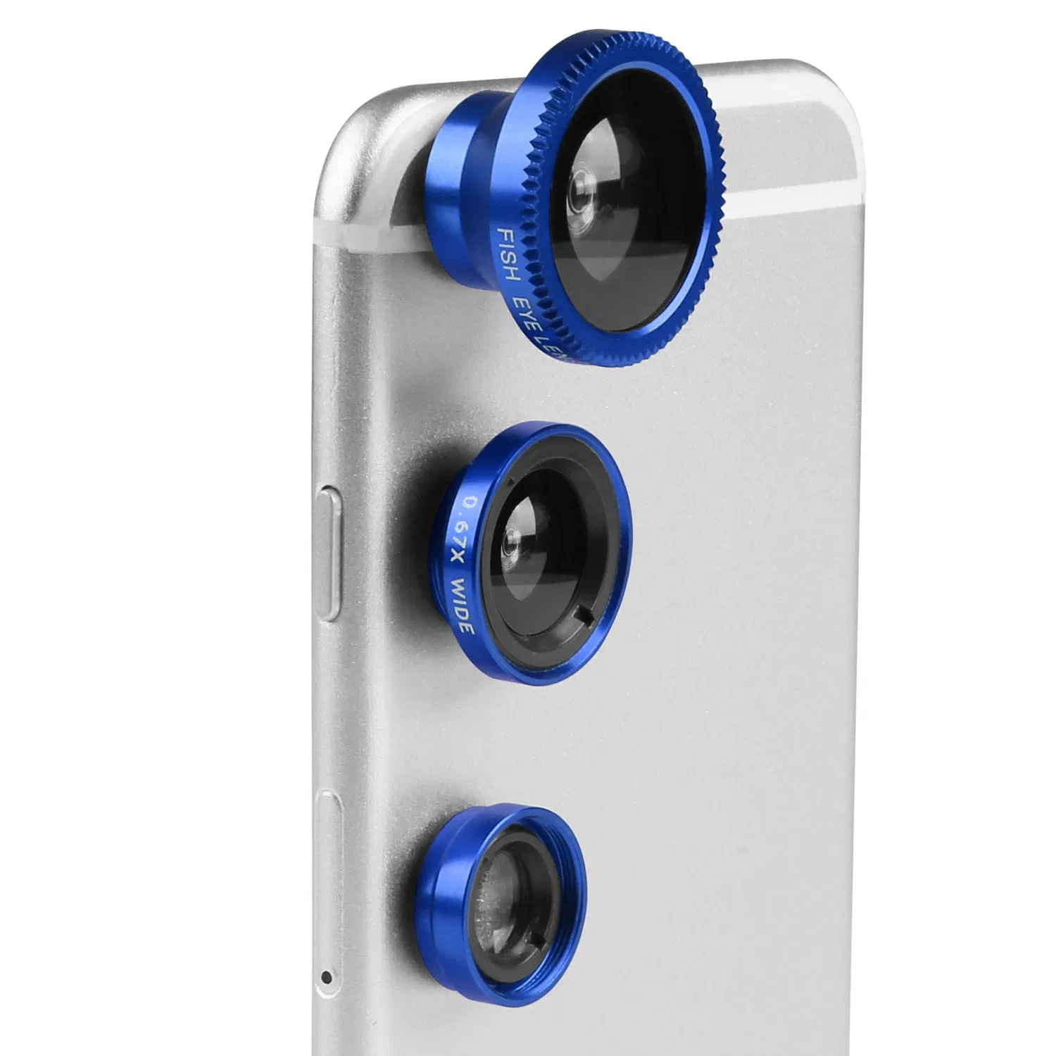 Phone Camera Lens Kit Magnetic 180°Fisheye Lens 0.67xWide Angle 10X Macro Lens for iPhone X /8/7/6s Samsung Galaxy S10/S9 photo 1