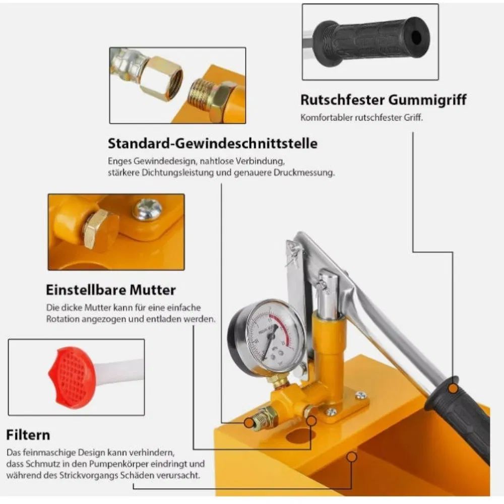 Manual Pressure Test Pump photo 2